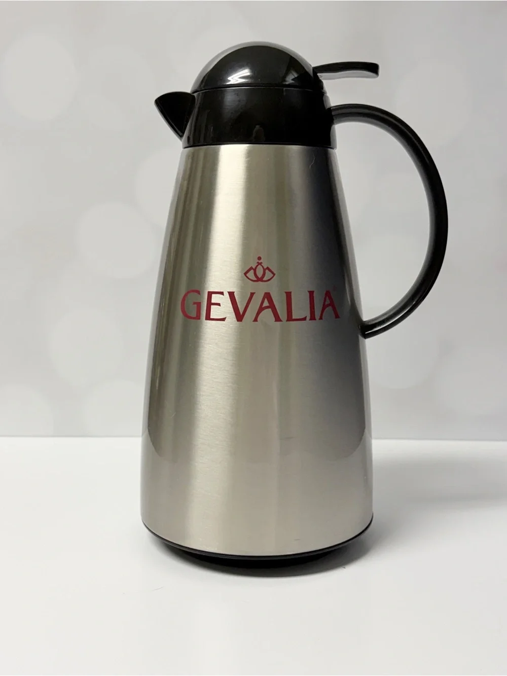 Gevalia Stainless Steel Thermal Carafe - Silver with Black